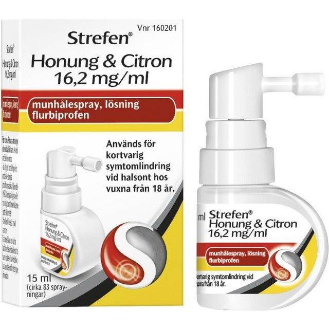 Strefen Munhålespray Honung & Citron 15 ml