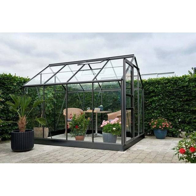 Halls Greenhouses Popular 86 5m² Aluminium Glas