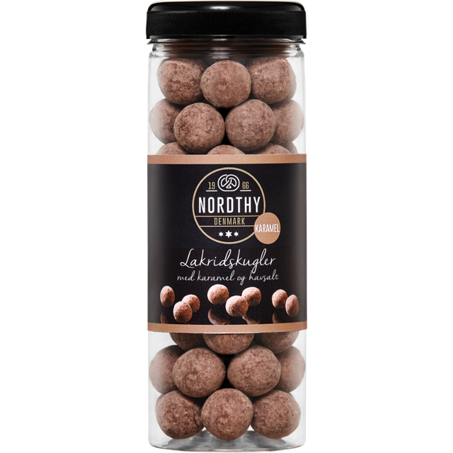 Nordthy Lakritskulor Karamell Havsalt - 300 g