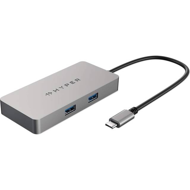 HyperDrive 5-Port USB-C Hub - Dockningsstation - USB-C - HDMI - 1GbE