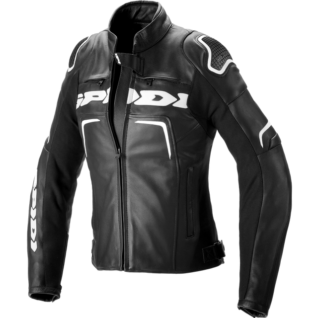 Spidi Evorider 2 Women's Leather Jacket Black-Fuchsia 44 (44)