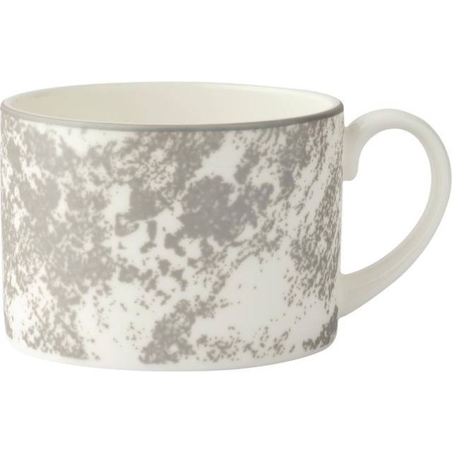 Royal Crown Derby Crushed Velvet Grey Charnwood Cup 220ml (Pack of 6)