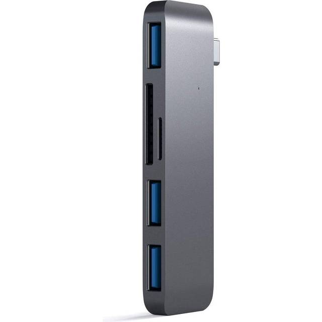 Satechi Type-C USB 3.0 3 in 1 Combo Hub - Hub - 3 x SuperSpeed USB 3.0 - desktop