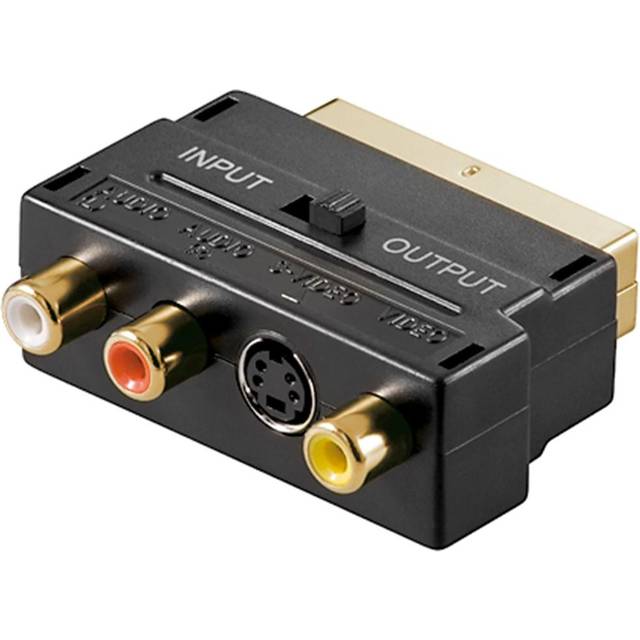 Scart adapter Scart han (21-pin)