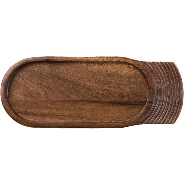 Churchill Single Handled Medium Wooden Boards 355mm (Pack of 4)