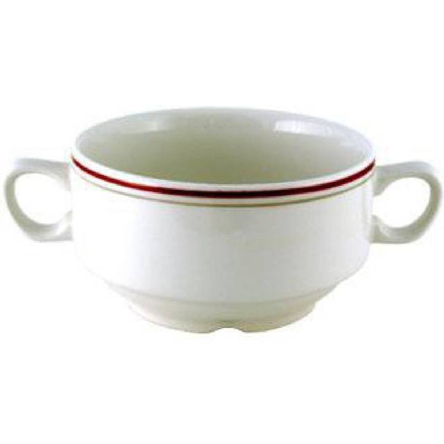 Churchill Nova Clyde Handled Soup Bowls 398ml (Pack of 24)