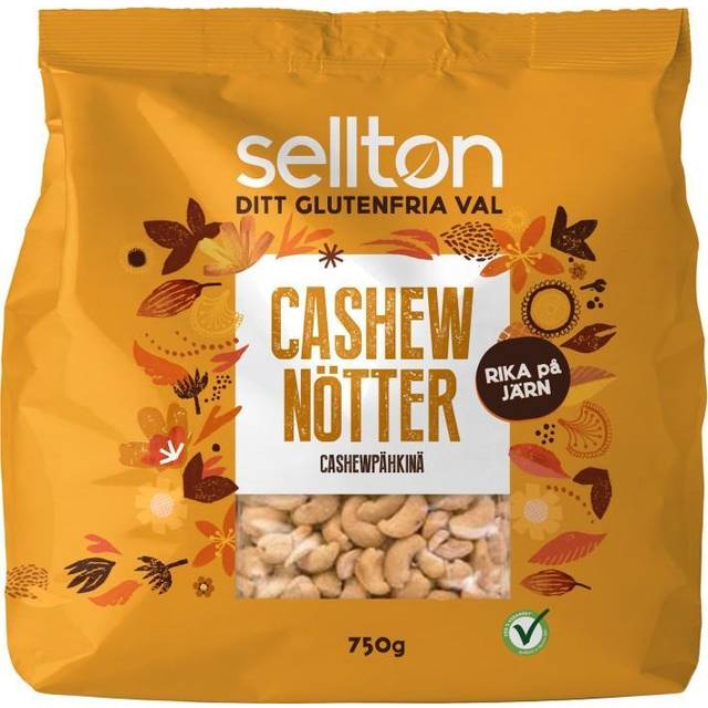 Sellton Cashewnötter 750 g