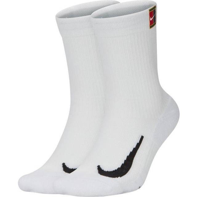 Nike Multiplier Max Crew 2-Pack, Strumpor - VIT (S)