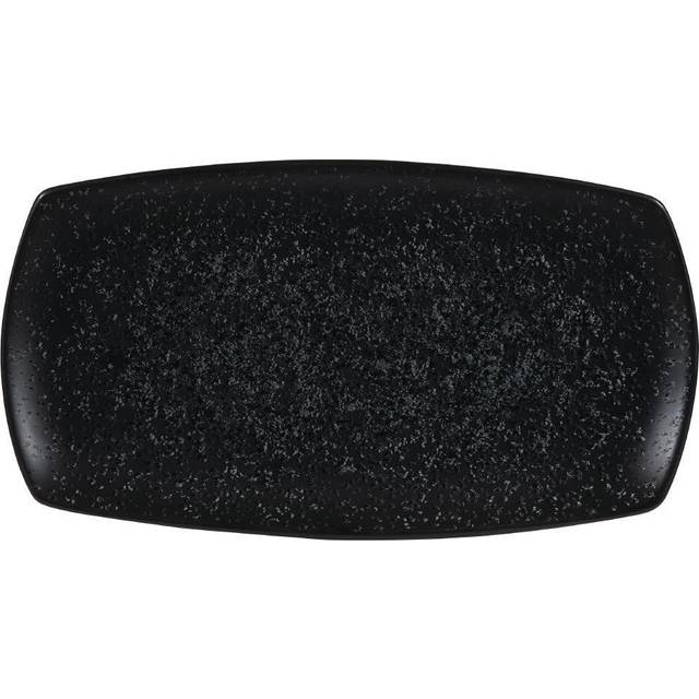 Churchill Menu Shades Caldera Ash Rectangular Plates 190mm (Pack of 6)