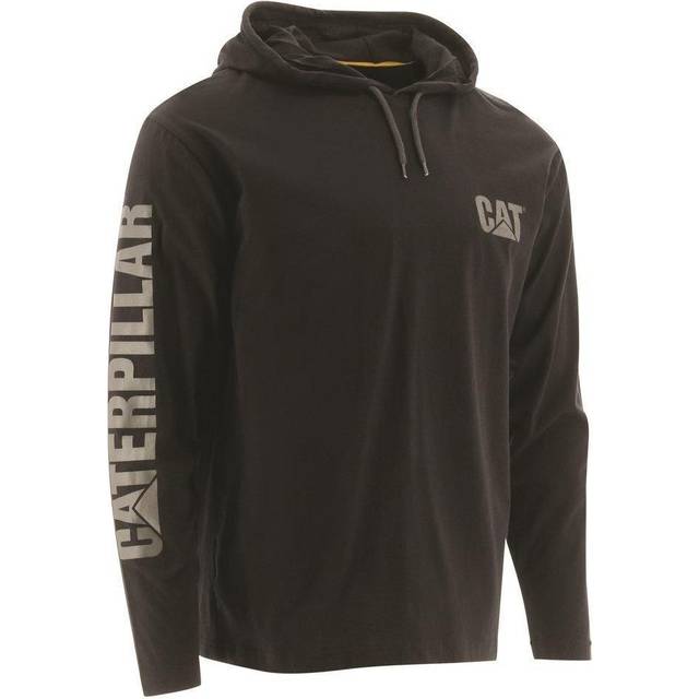 Caterpillar Mens Hooded Long-Sleeved T-Shirt