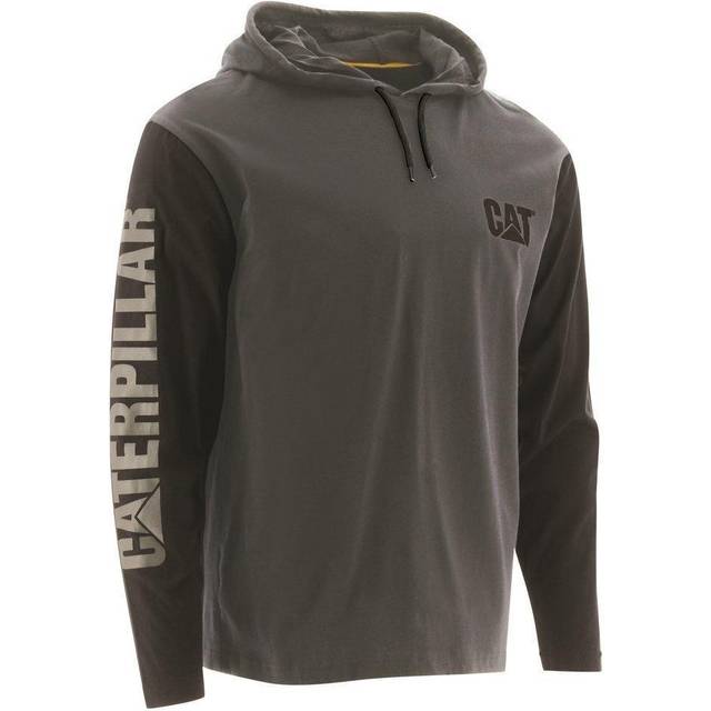 Caterpillar Mens Hooded Long-Sleeved T-Shirt