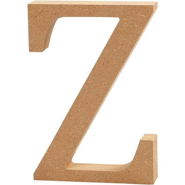 Creativ Company Bogstav højde 8 cm tykkelse 1,5 cm MDF Z