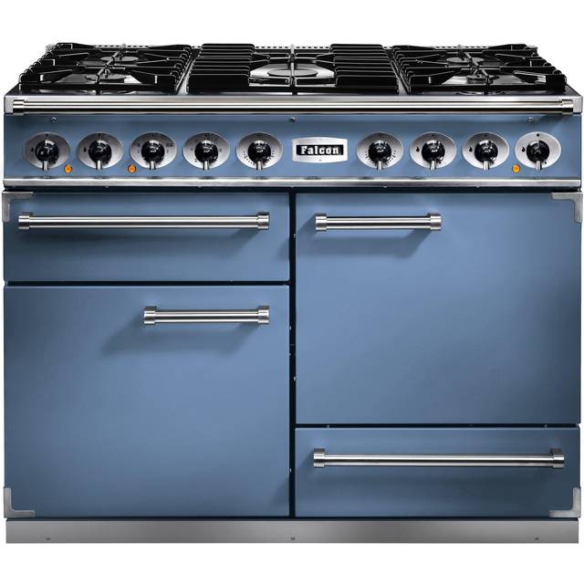 Falcon F1092DXDFCA/NM 1092 Deluxe Dual Fuel Range Cooker - CHINA BLUE