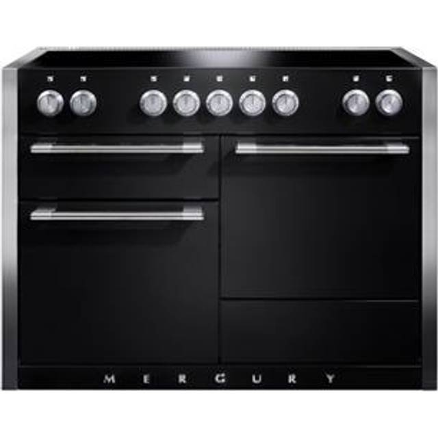Falcon Mercury 1200 induktion - Matt black krom/Stainless steel
