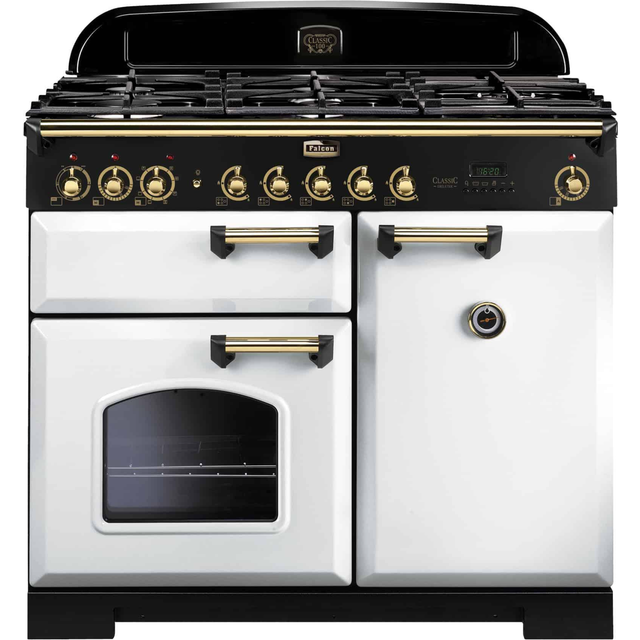 Falcon Classic Deluxe 110 gas - White/mässing