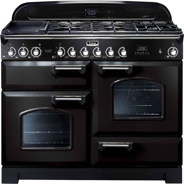 Falcon Classic Deluxe 110 gas - Gloss black/krom