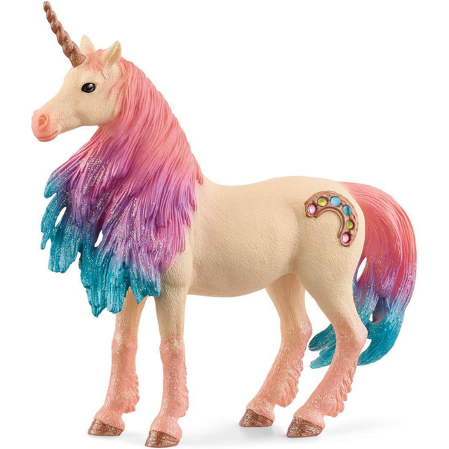 SCHLEICH Marshmallow Unicorn Mare Enhörningsto, Flerfärgad, 13 x 3.5 x 12.5 cm