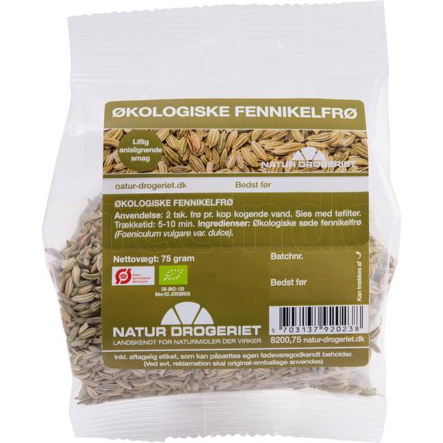 Natur Drogeriet Fänkål Hela Frön Eko - 75 g