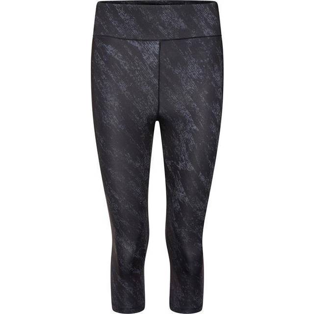 (8 UK, Ebony Grey) Dare 2B  Womens Laura Whitmore Edit 3/4 Sports Yoga Gym Leggings Bottoms