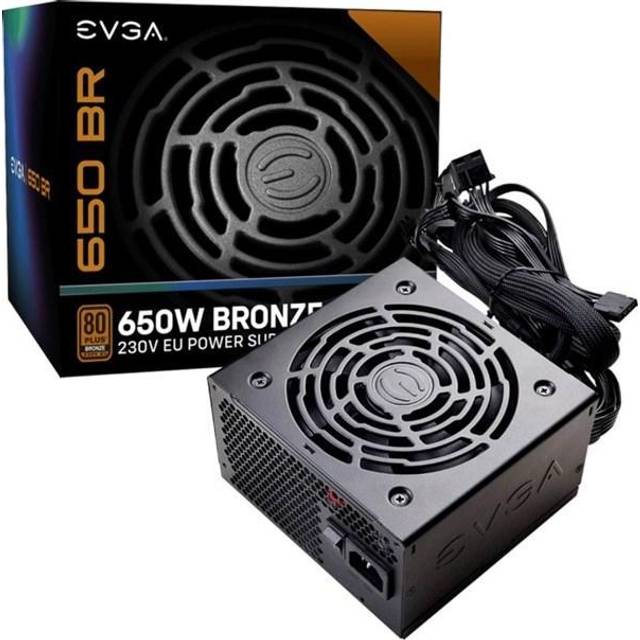 EVGA 00-BR-0650-K2 Nätaggregat, Svart