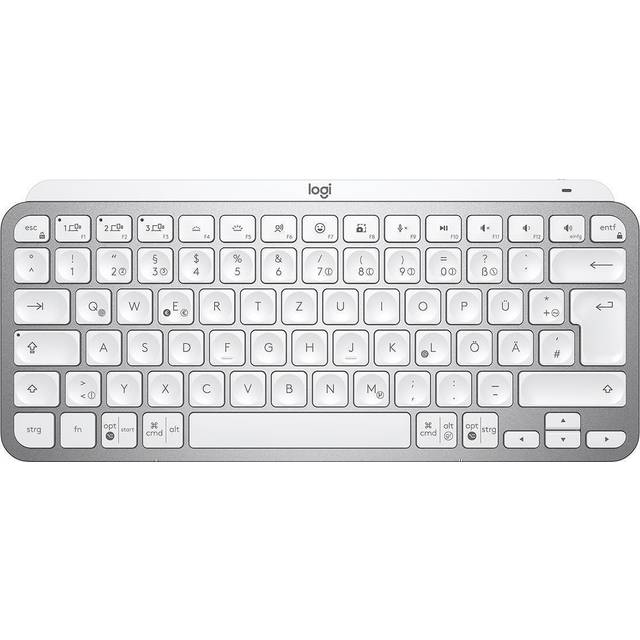 Logitech MX Keys 920-010479 Tangentbord, Grå (Tyskland)