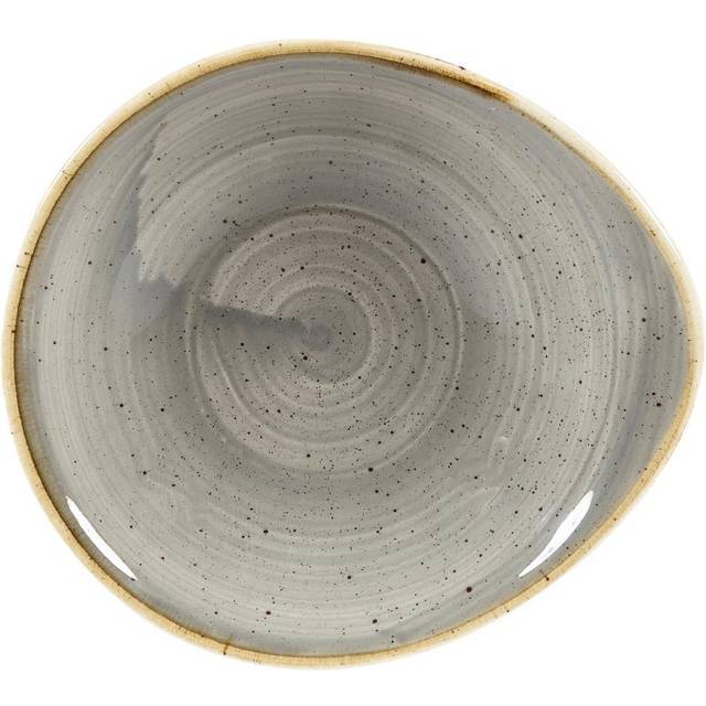 Churchill Stonecast Round Dishes Peppercorn Grey 160mm (Pack of 12)