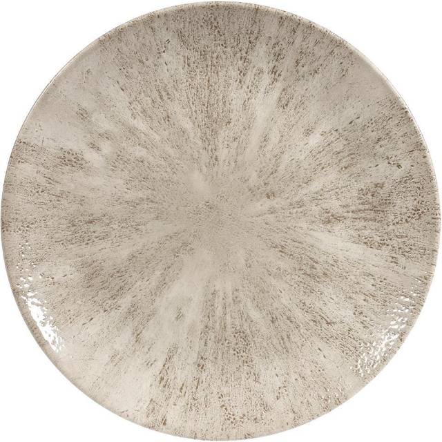 Churchill Studio Prints Stone Coupe Plates Agate Grey 260mm (Pack of 12)