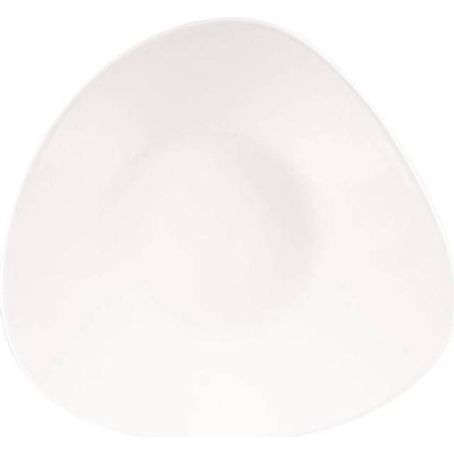 Churchill Lotus Triangular Shallow Bowls White 238mm (Pack of 12)