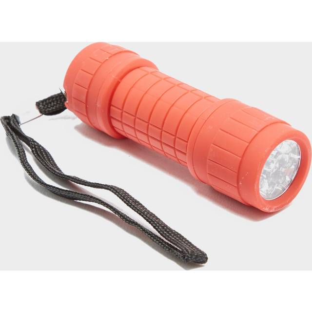 9 LED Torch Red, Red - One Size