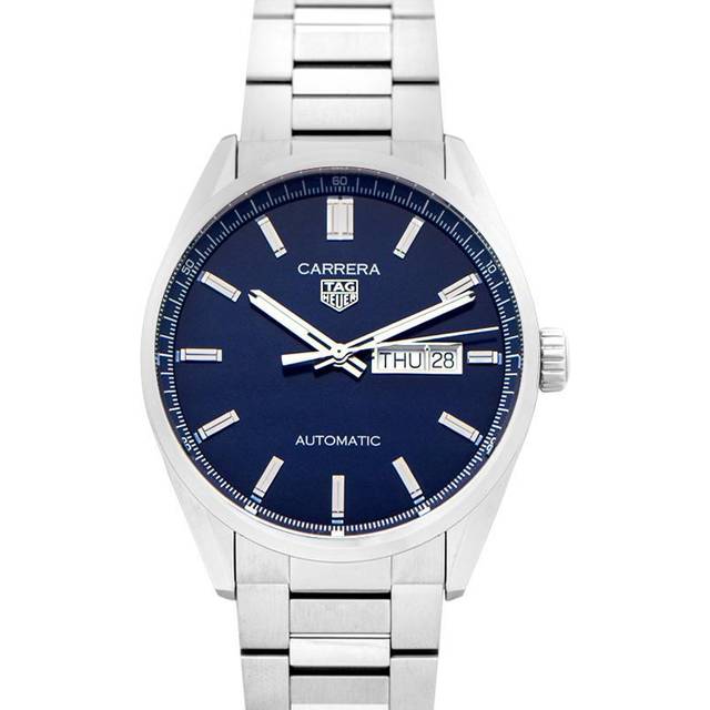 TAG HEUER Carrera AUTO 41MM Blue Dial Men's Watch WBN2012.BA0640 - 41 mm