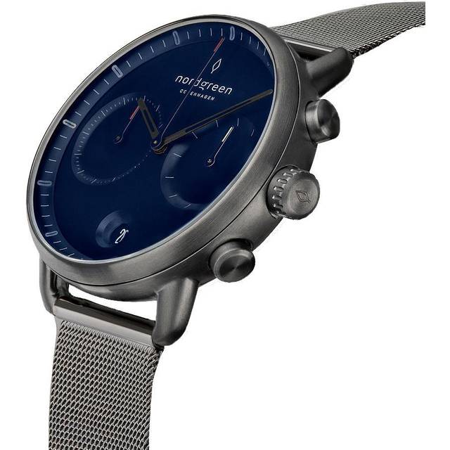 Gents Pioneer Mesh Gun Metal 42mm Watch PI42GMMEGUNA