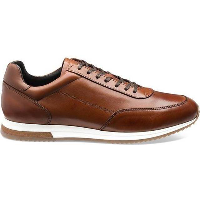 Loake 1880 Bannister Leather Running Sneaker Cedar