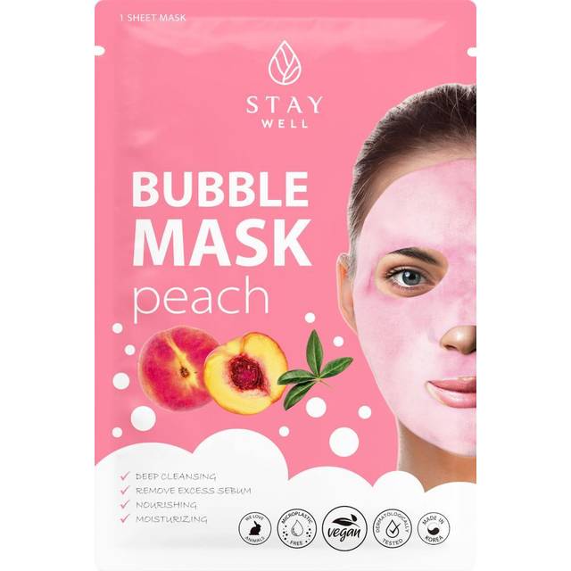 Stay Well Stay Well Deep Cleansing Bubble Mask Peach 1 pcs 20 g