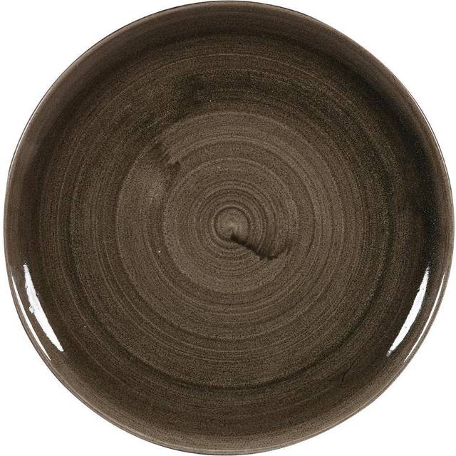 Churchill Stonecast Patina Evolve Coupe Plates Iron Black 324mm (Pack of 6)