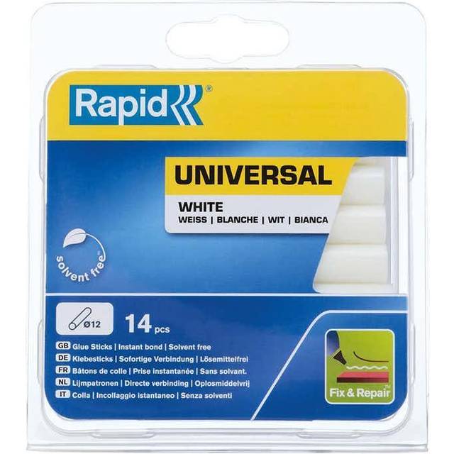 Rapid Glue Sticks For Hot Glue Guns Universal White 14 Pieces 12 X 94mm - One Size