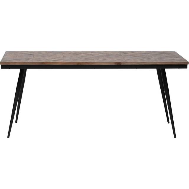 BePureHome Rhombic Recycled Teak Parquette 6-8 Seater Dining Table - 180cm x 90cm