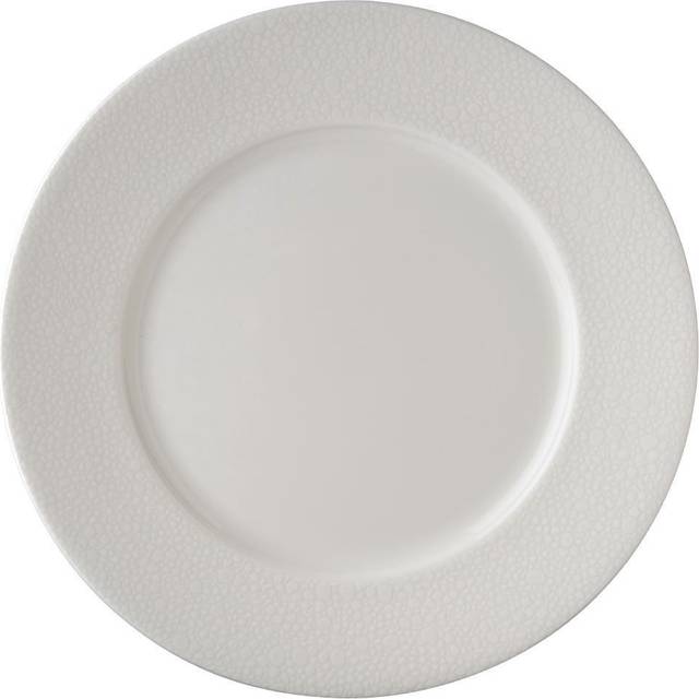Royal Crown Derby Effervesce White Flat Rim Plate 215mm (Pack of 6)