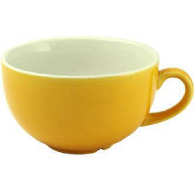 Churchill New Horizons Colour Glaze Cappuccino Cups Green 340ml