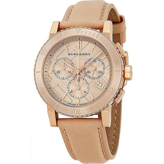Burberry BU9704 Chronograph Rose gold-tone Women's Watch