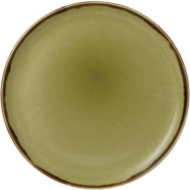 Dudson Harvest Green Coupe Plate - 12 3/4"- you get 6