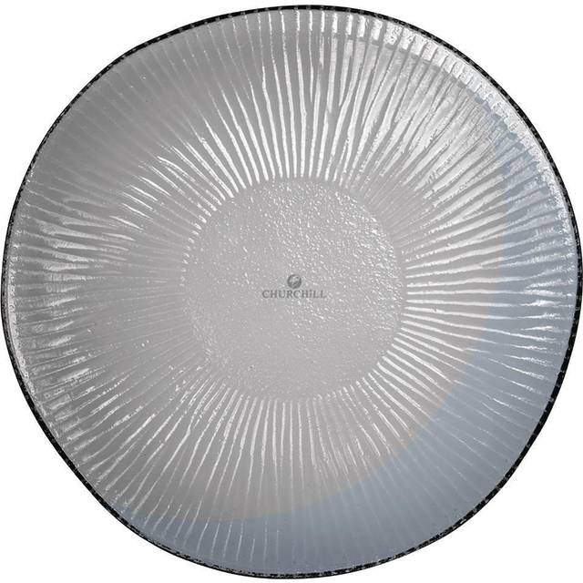 Churchill Bamboo Organic Glass Plate Dusk 225mm (Pack of 6)