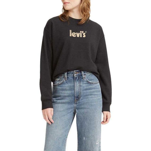 Graphic Standard Crew Seasonal Logo W Caviar (XS) - Svart (XS)