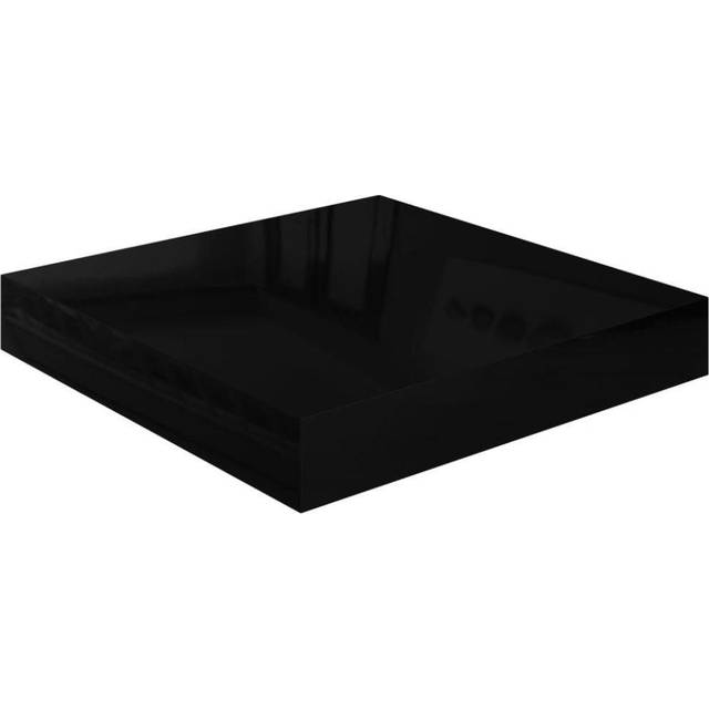 vidaXL Svävande vägghylla ek och vit 23x23,5x3,8 cm MDF