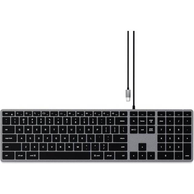 Satechi Slim W3 Wired Backlit Kabel Nordic