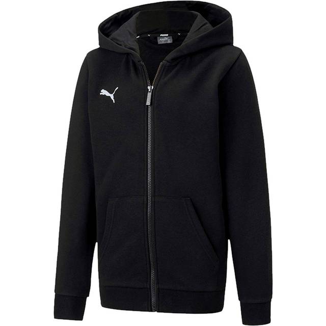 PUMA Jungen Trainingsjacke teamGOAL 23 Casuals Hooded Jacket Jr, Black, 152, 656714