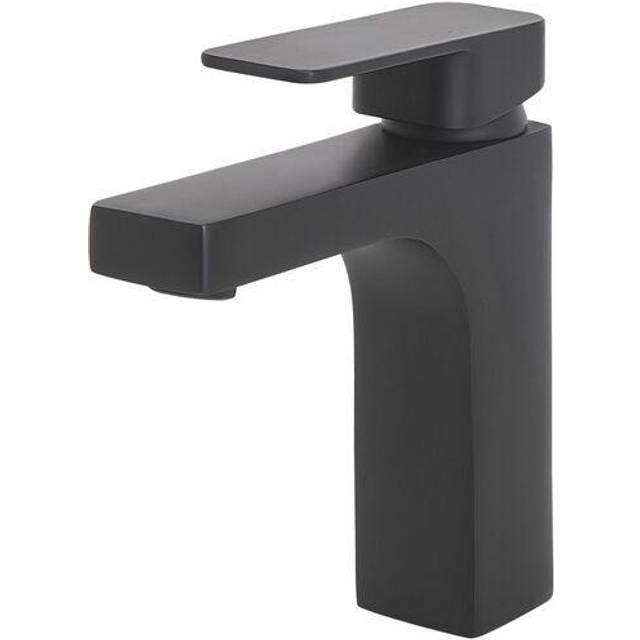 Beliani Basin Mixer Tap Irupu Brass Black, Black