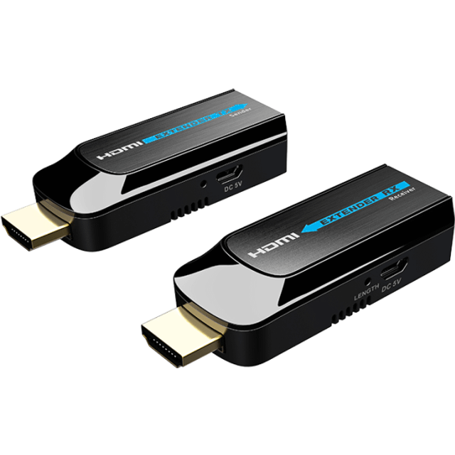 Deltaco IMP HDMI-272 HDMI Extender Support Point to Point Configuration.1080p at 60Hz.black