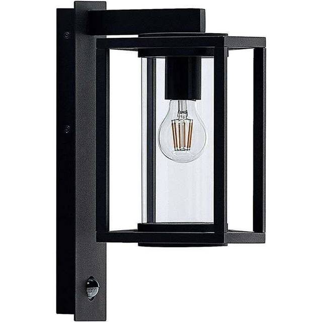 Lucande - Ferda Down Outdoor Wall Lamp IP44 w/Sensor Graphite