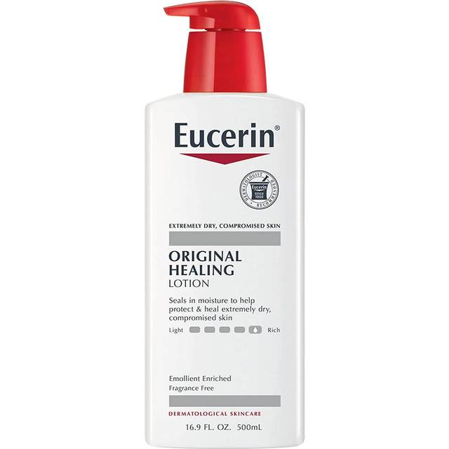 Eucerin, Original Healing Lotion, Fragrance Free, 16.9 fl oz (500 ml)