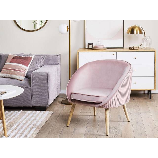 Armchair TROMSO Velvet Pink
